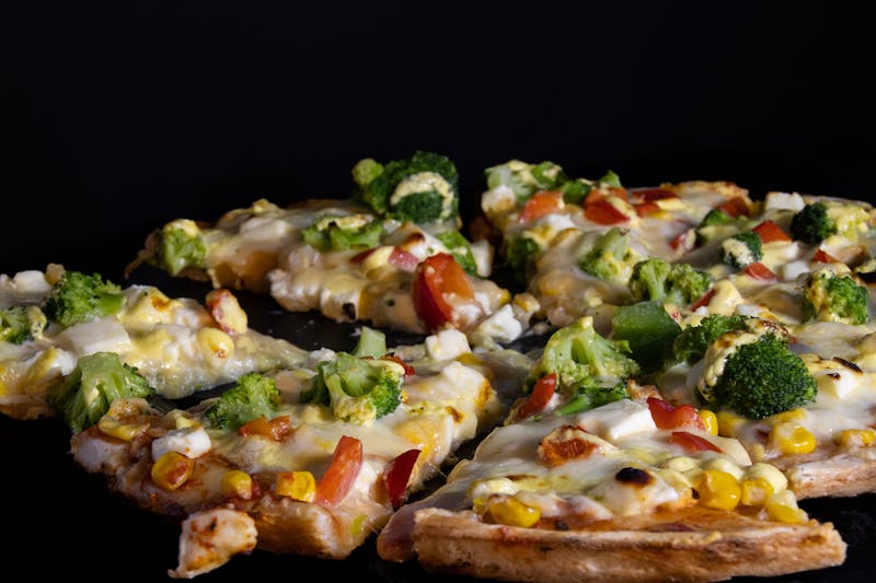 Cauliflower crust pizza healthy option