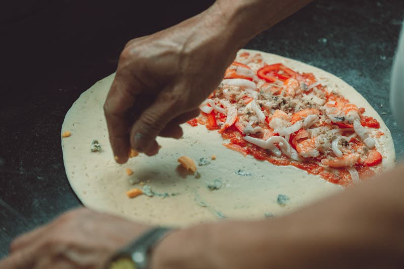 Lucy Sunshine vegetarian pizza